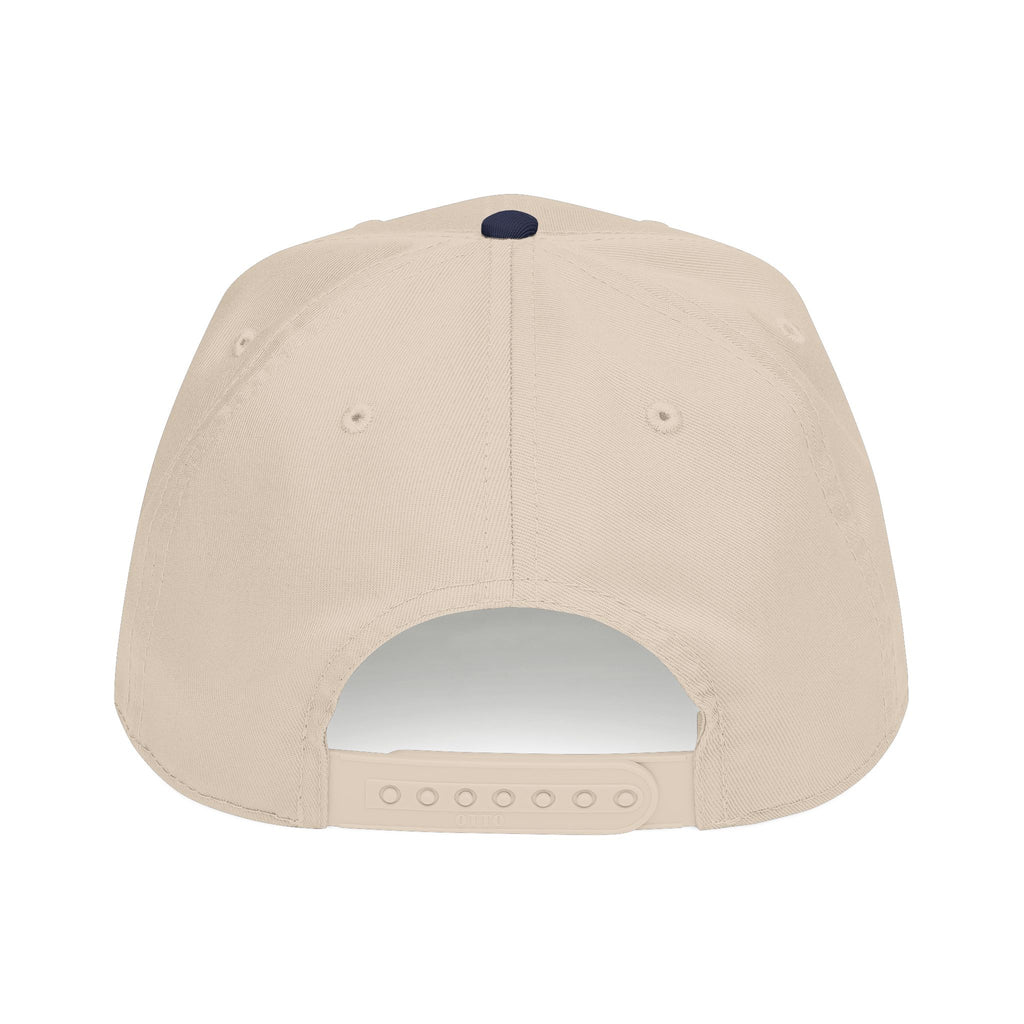 Trust Tomorrow Mid-Profile Baseball Cap — Retro Arch Embroidered Hat