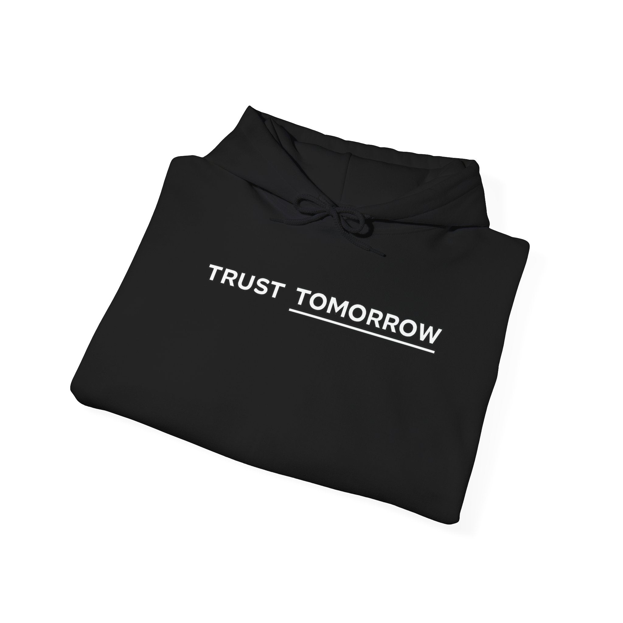 Trust Tomorrow Hoodie — Mountain Graphic Pullover