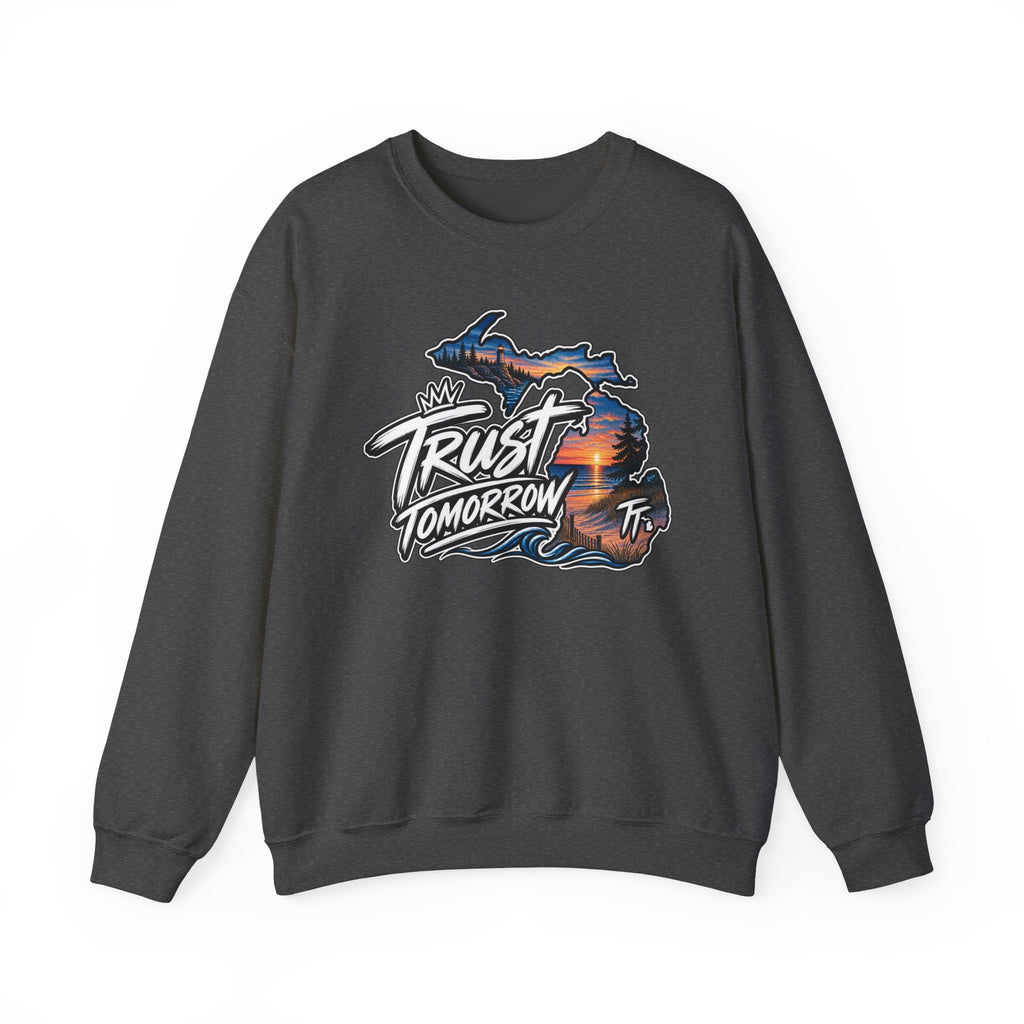 Michigan 'Trust Tomorrow' Graphic Sweatshirt