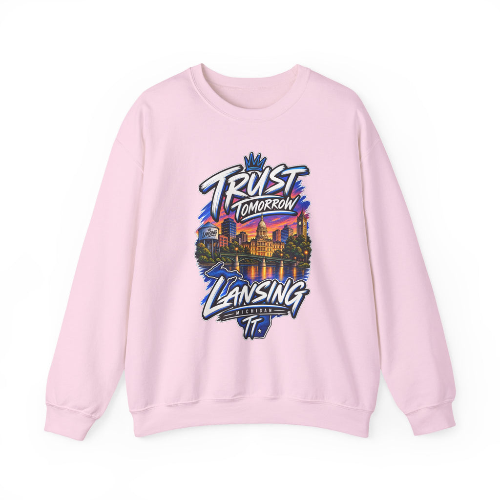 Lansing Skyline “Trust Tomorrow” Graphic Sweatshirt