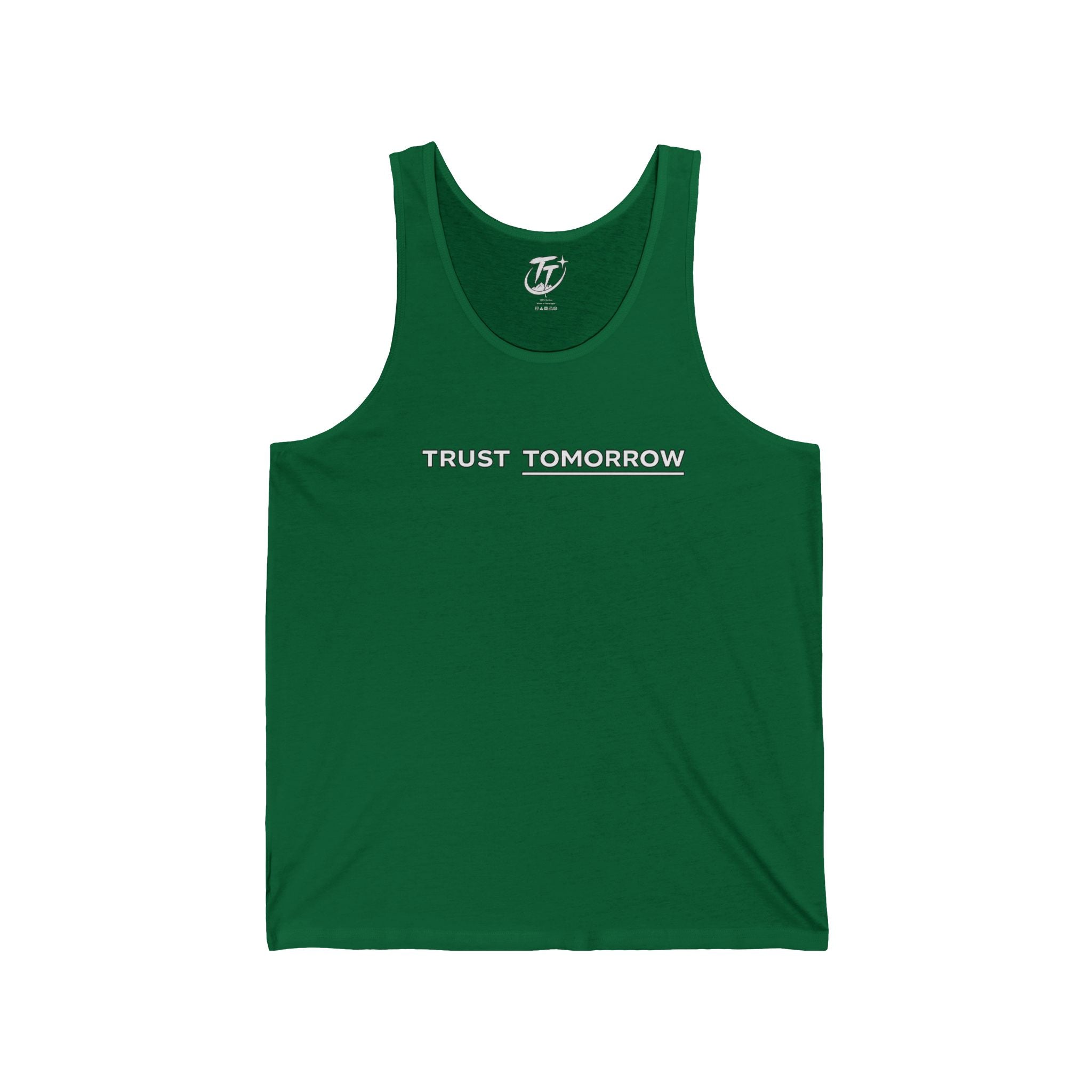 Trust Tomorrow Motivational Tank Top