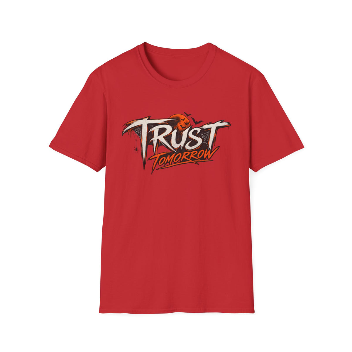 Trust Tomorrow T-Shirt — Inspirational Graphic Tee with Sunrise Design