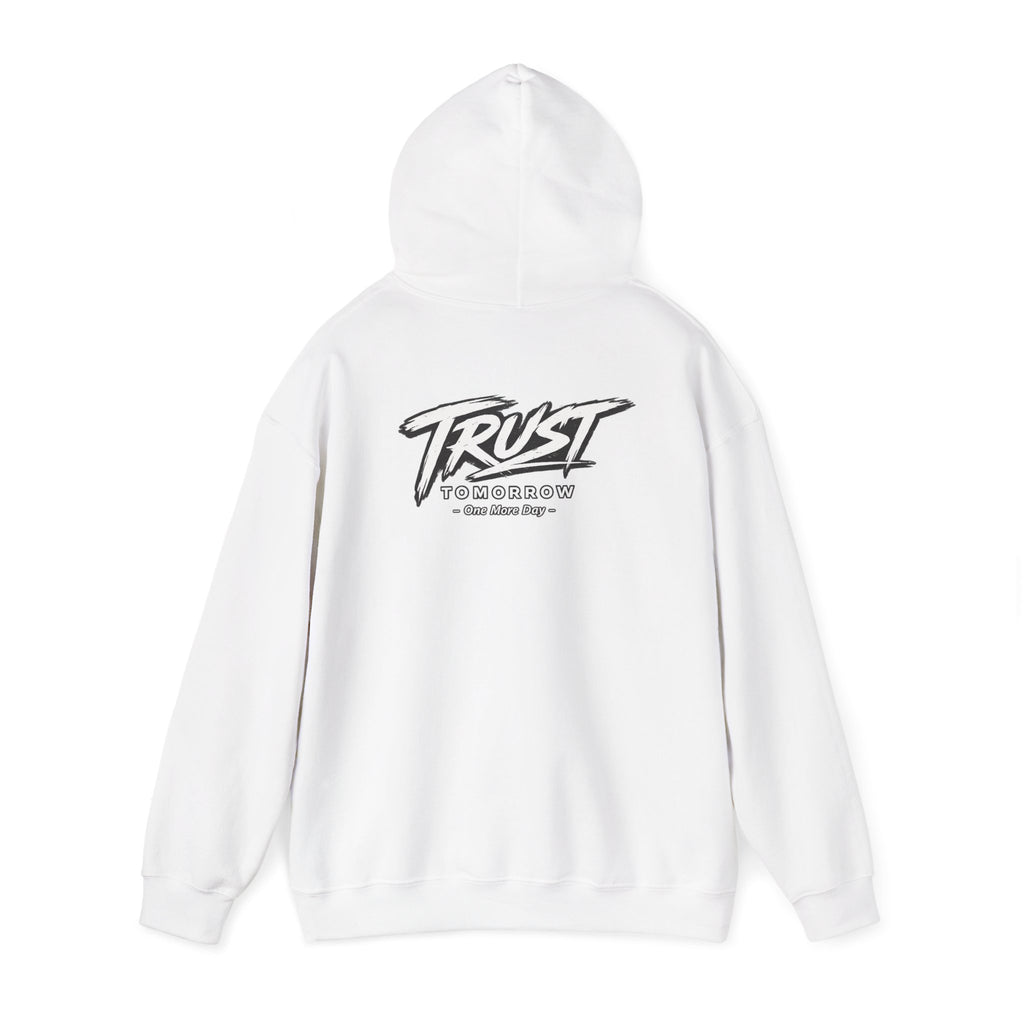 Trust Tomorrow Hoodie — Graphic Pullover