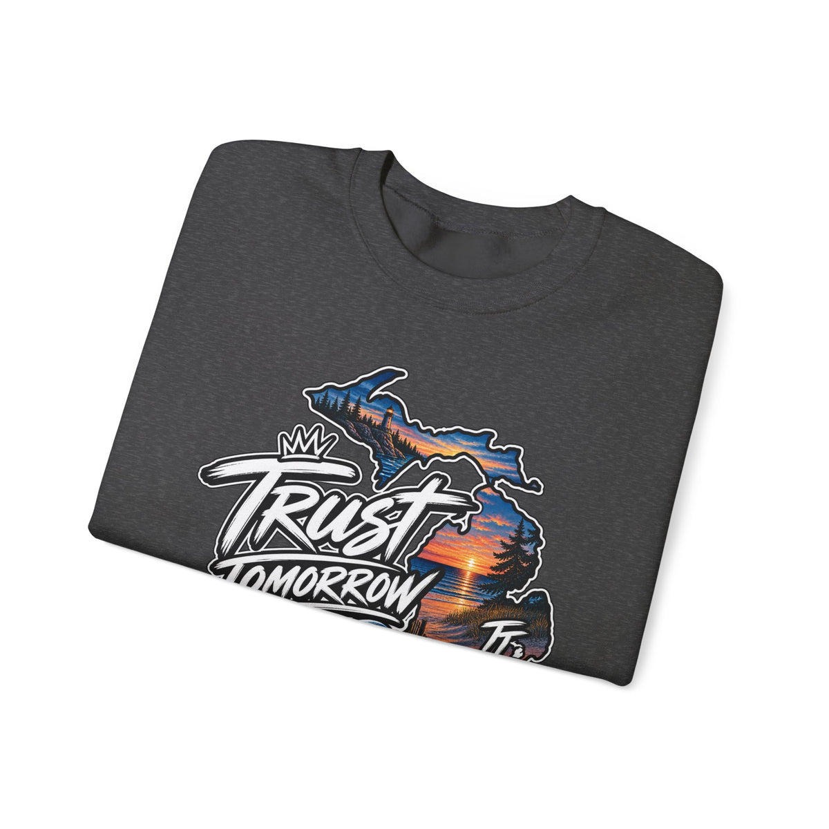 Michigan 'Trust Tomorrow' Graphic Sweatshirt