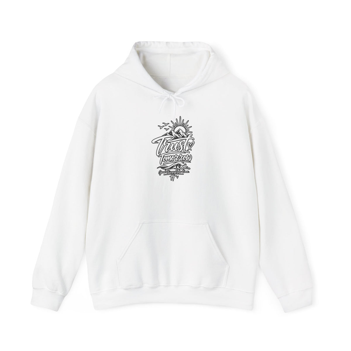Coastal Sunset Surf Hoodie — 'Endless Summer' Graphic Hooded Sweatshirt