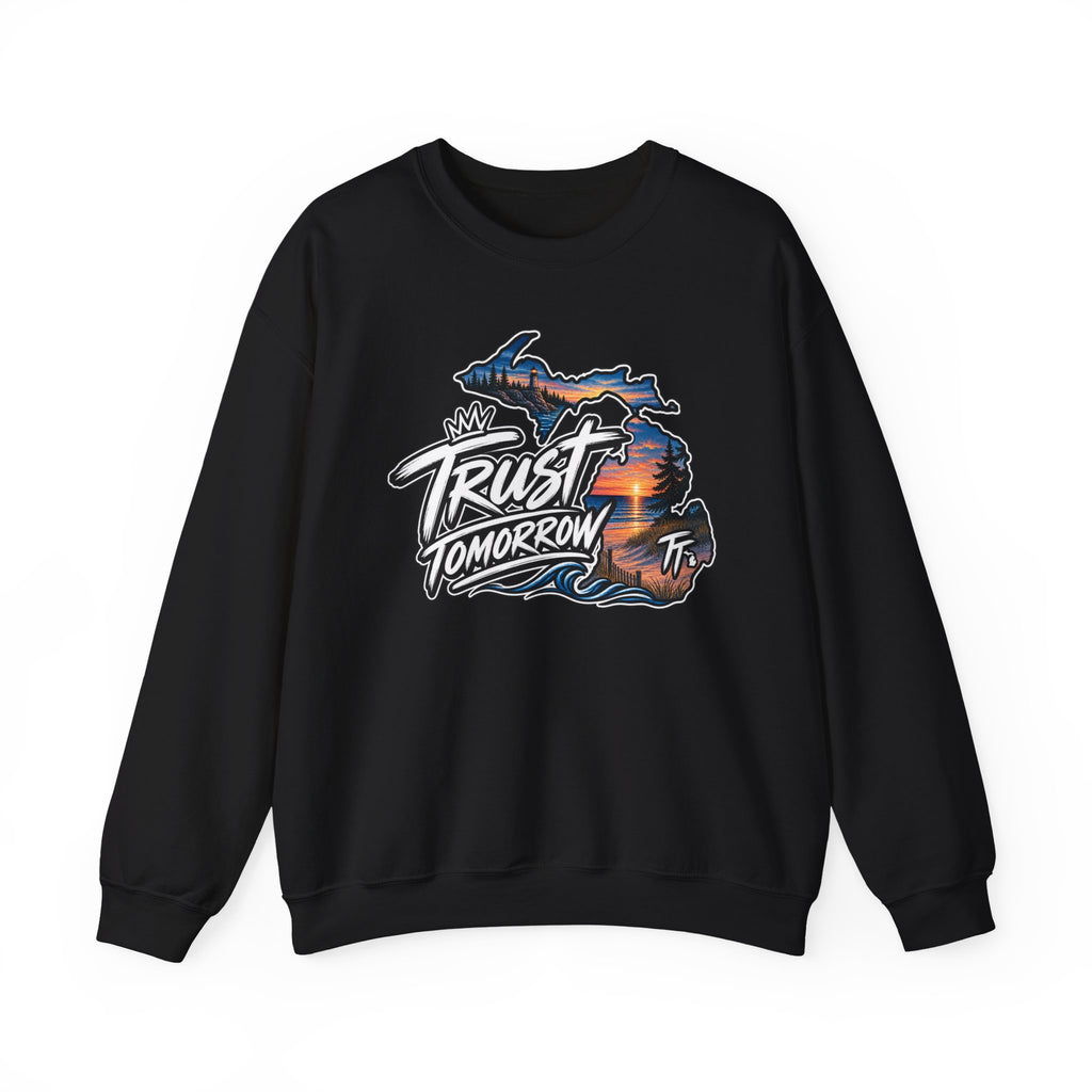Michigan 'Trust Tomorrow' Graphic Sweatshirt