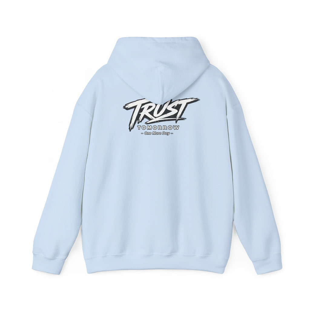 Trust Tomorrow Hoodie — Graphic Pullover