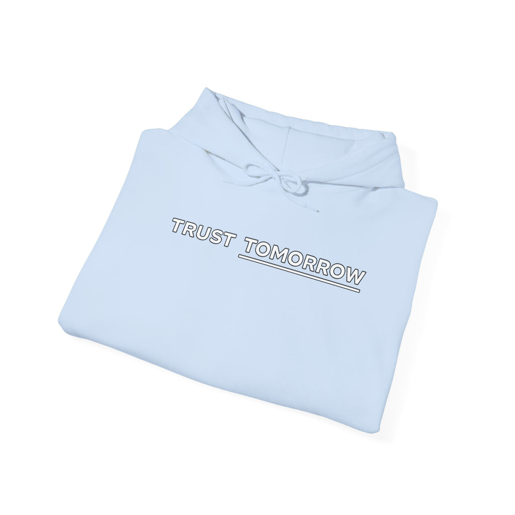Trust Tomorrow Hoodie — Mountain Graphic Pullover