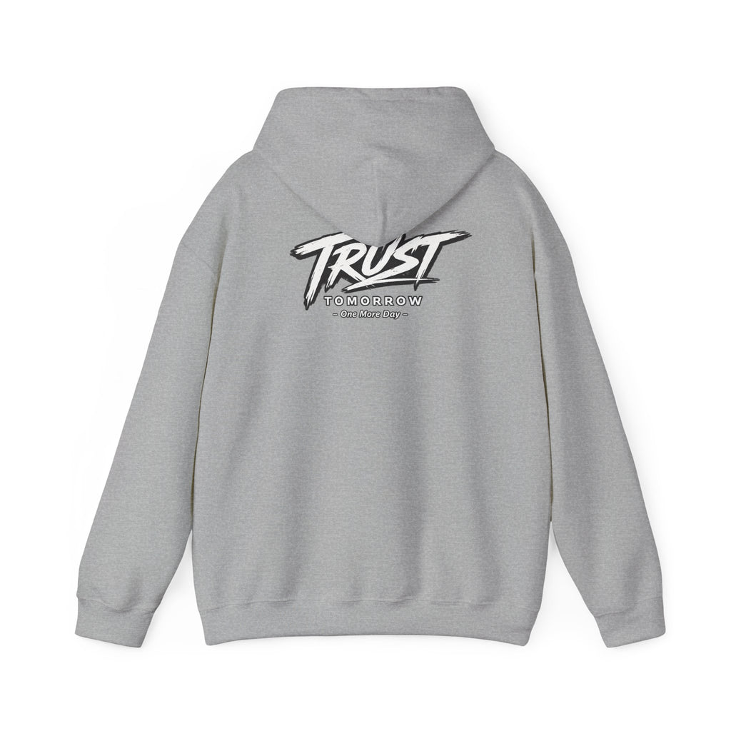 Trust Tomorrow Hoodie — Graphic Pullover