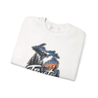 Michigan 'Trust Tomorrow' Crewneck Sweatshirt – Scenic Sunset Lake Design