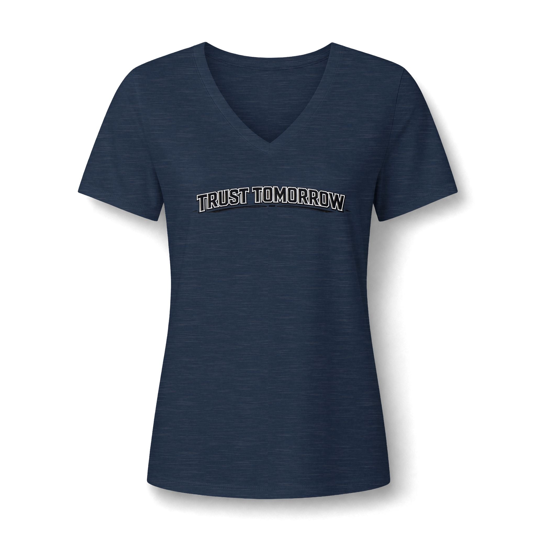 Trust Tomorrow Women's V-Neck Tee