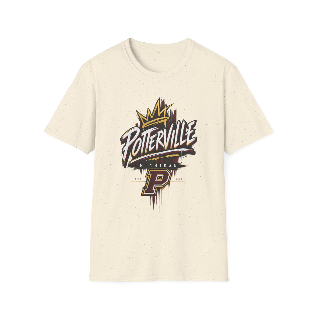 Potterville Crown Logo T-Shirt