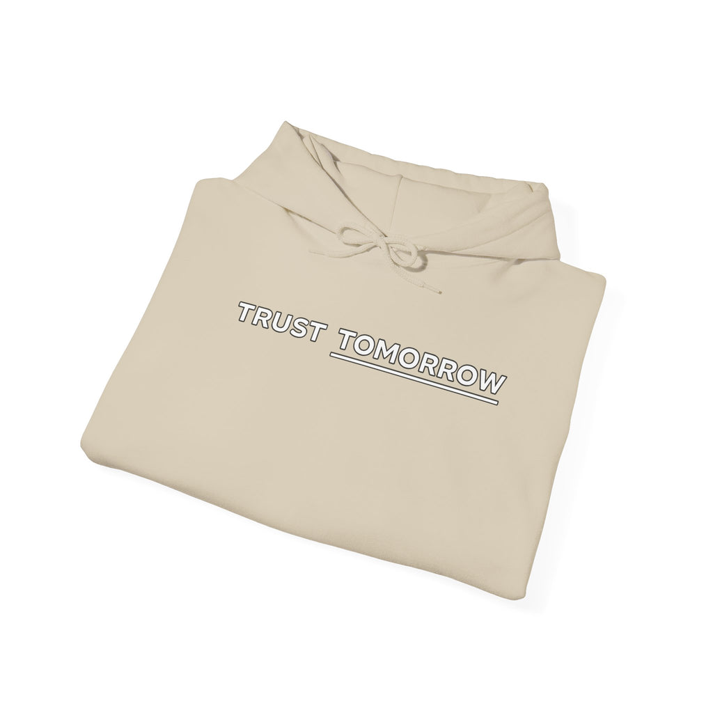 Trust Tomorrow Hoodie — Mountain Graphic Pullover