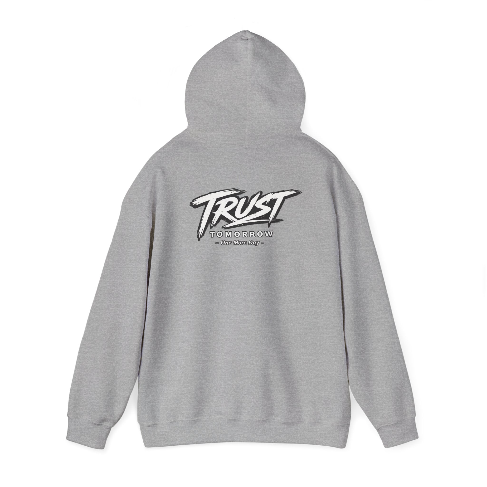 Trust Tomorrow Hoodie — Graphic Pullover