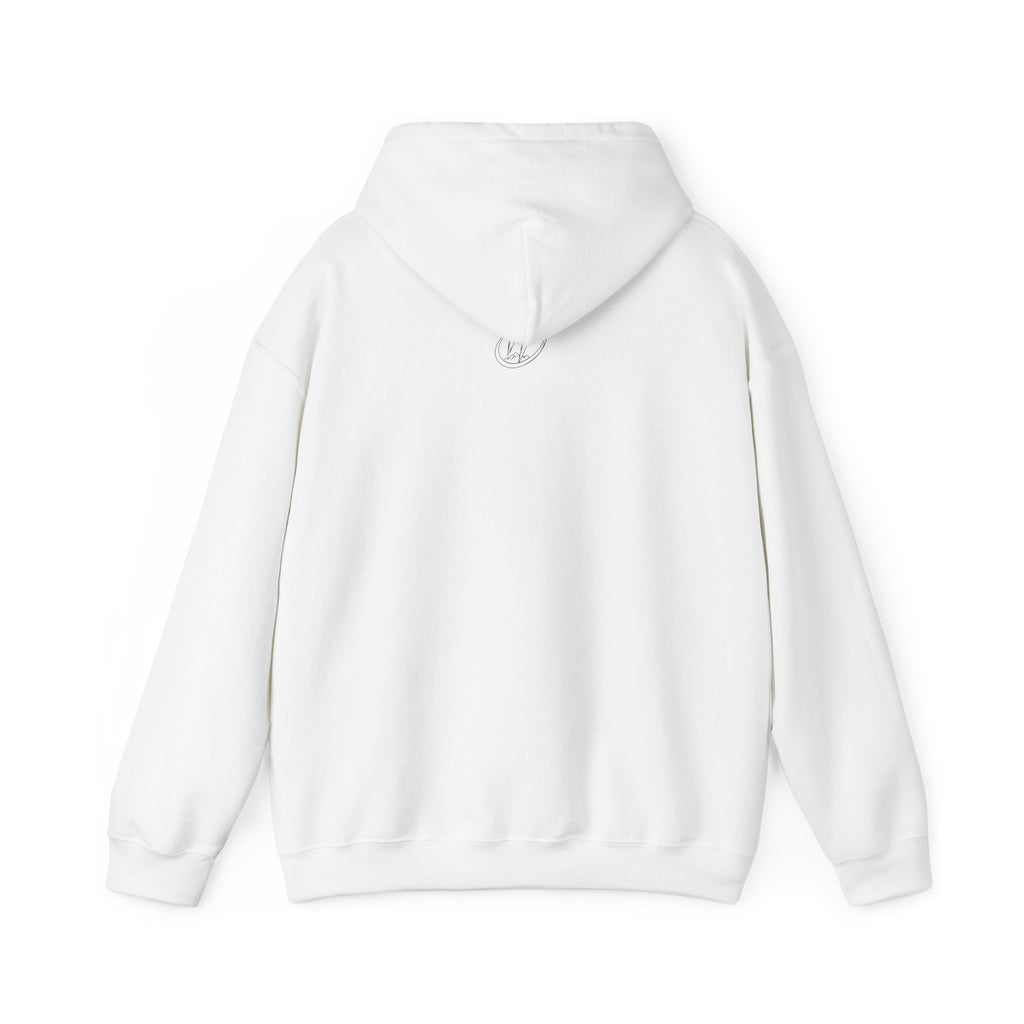 Floral Crescent Moon Hoodie — "Strong Mind, Gentle Heart" Comfort Sweatshirt