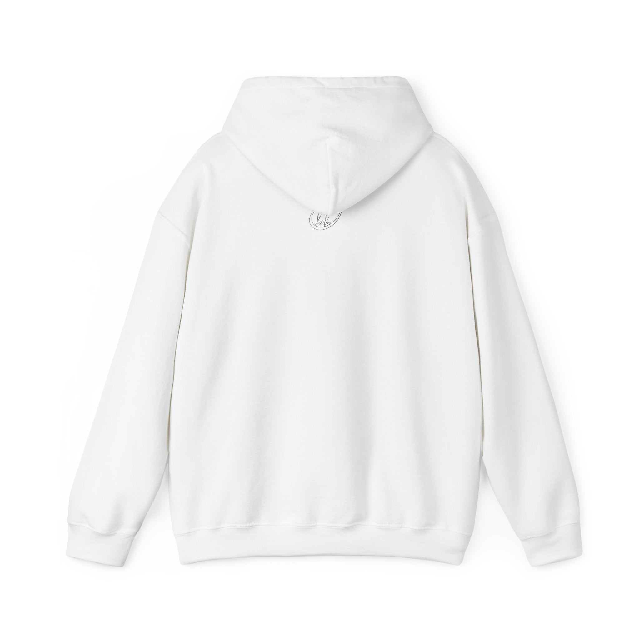 Floral Crescent Moon Hoodie — "Strong Mind, Gentle Heart" Comfort Sweatshirt