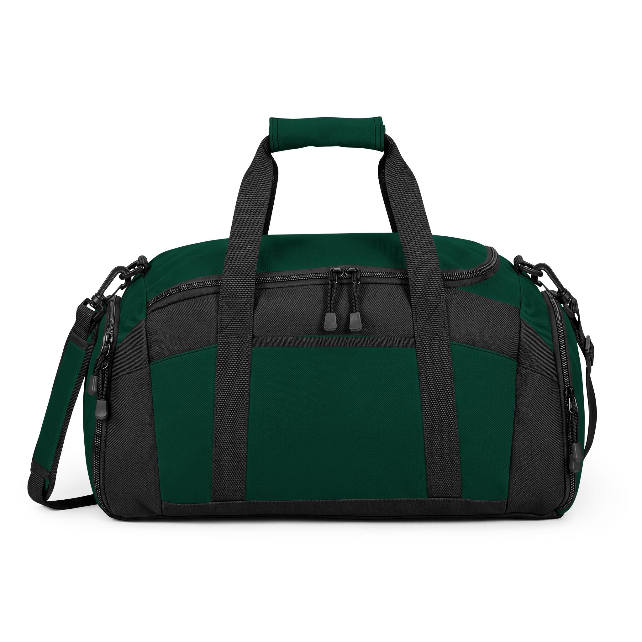Trust Tomorrow' Black Gym Bag — Durable Sports Duffel with Shoulder Strap