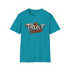 Trust Tomorrow T-Shirt — Inspirational Graphic Tee with Sunrise Design