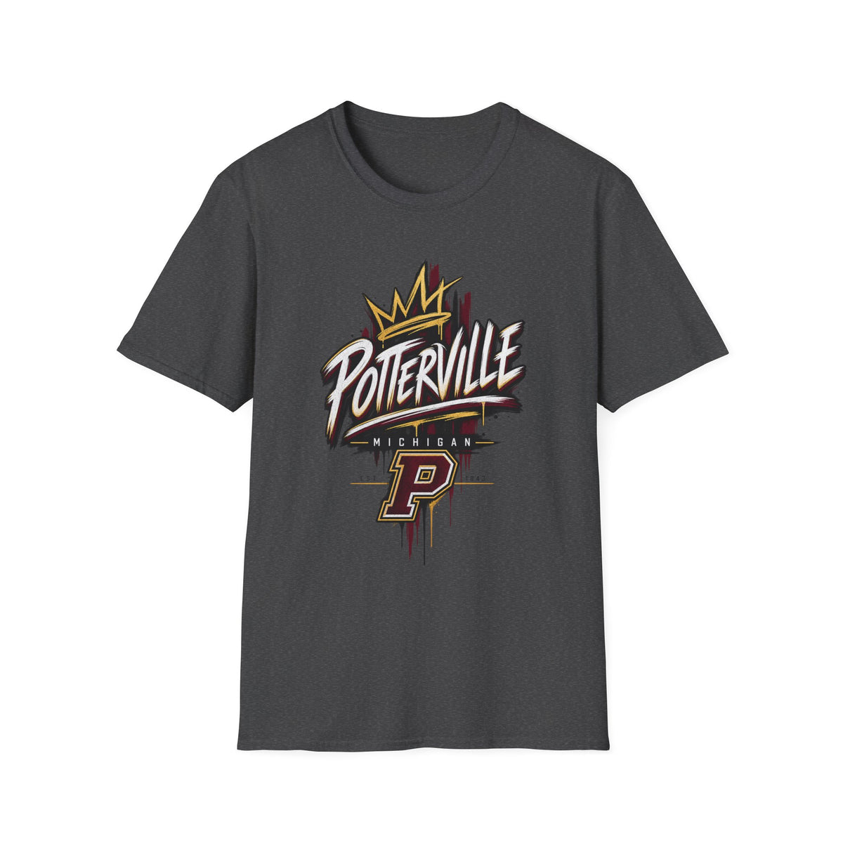 Potterville Crown Logo T-Shirt