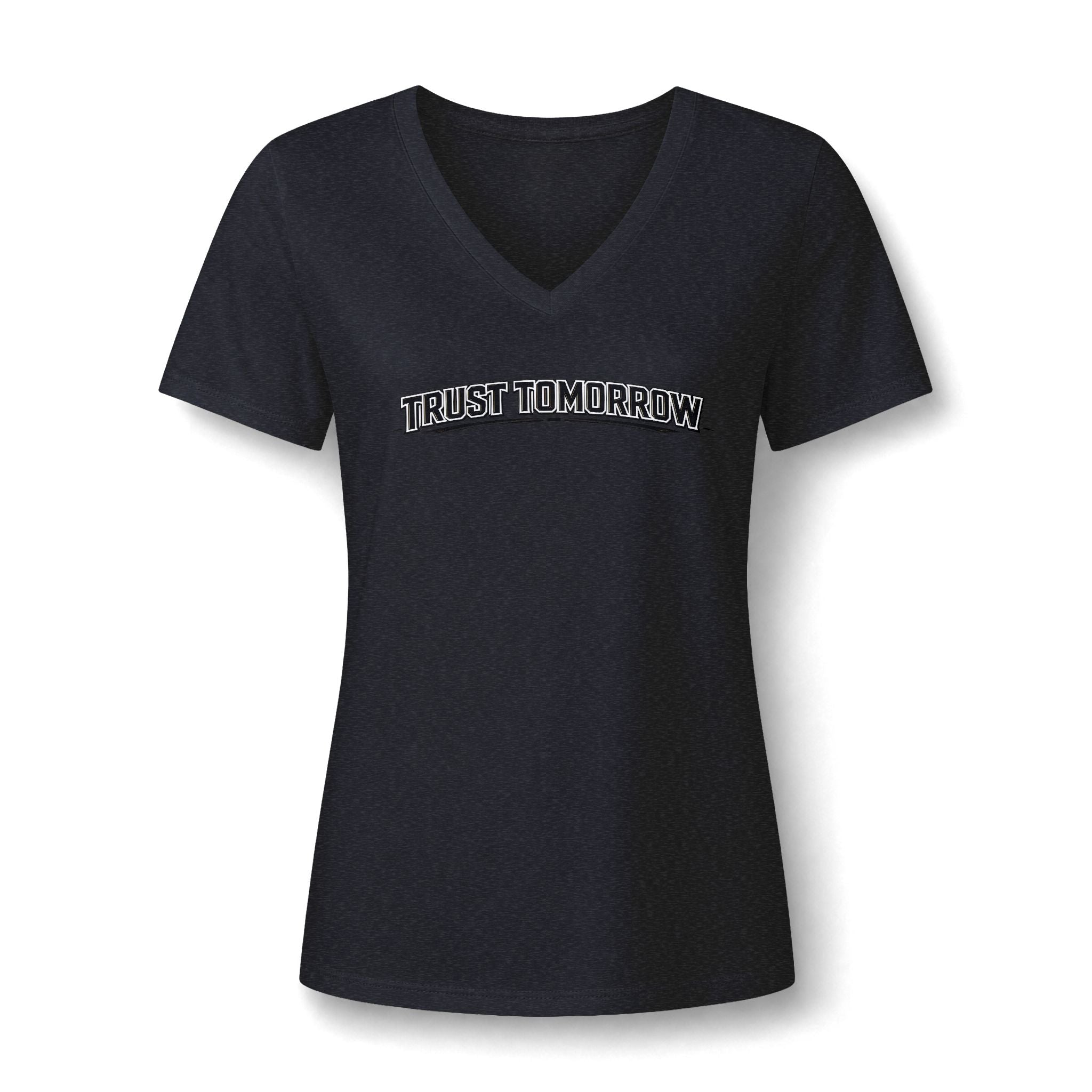 Trust Tomorrow Women's V-Neck Tee