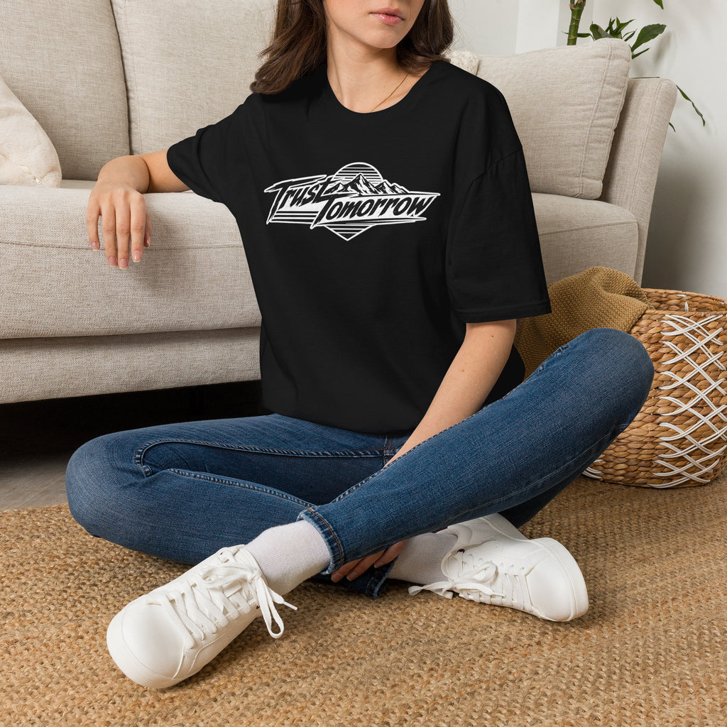 Trust Tomorrow T-Shirt — Vintage Mountain Motivation tee