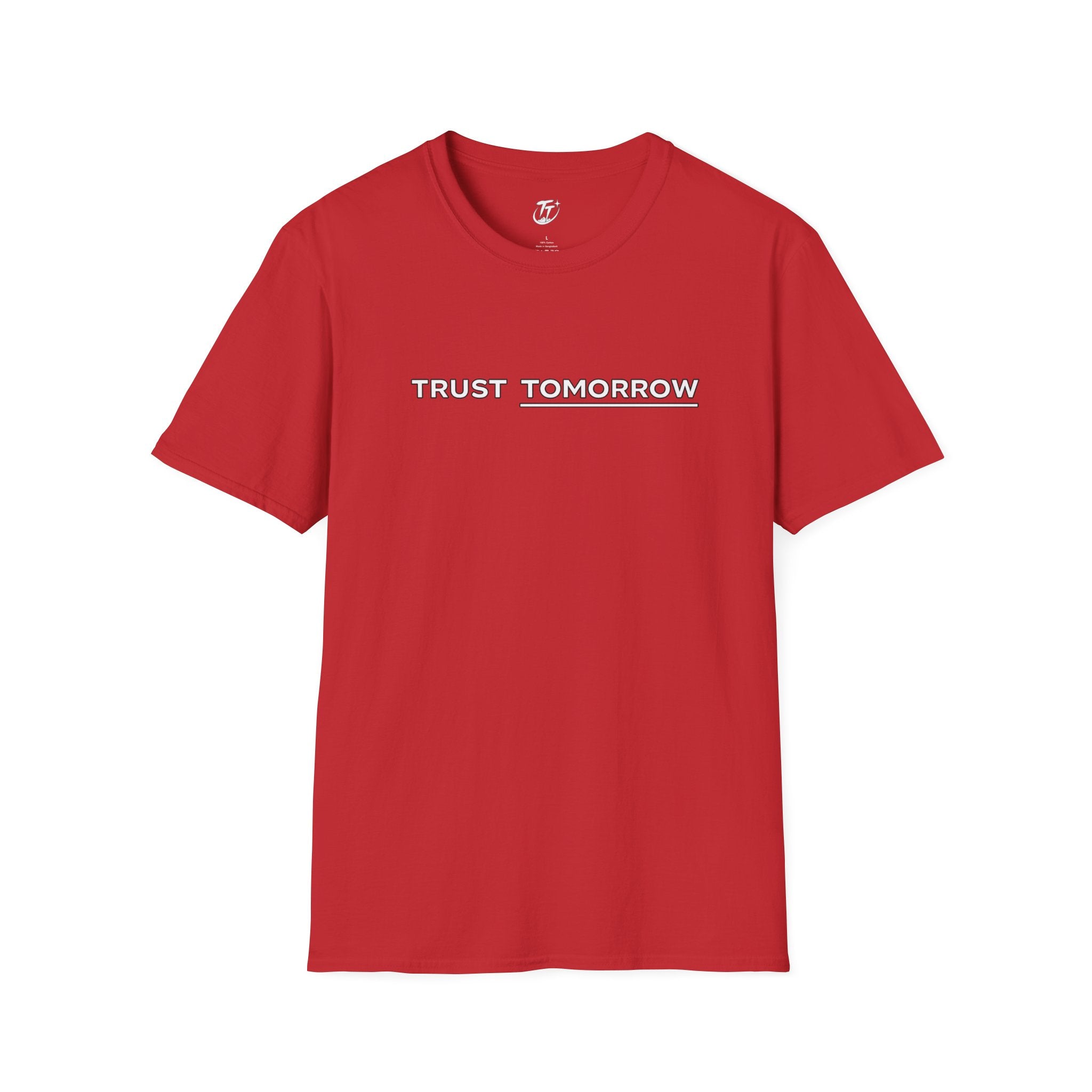 Trust Tomorrow T‑Shirt — Minimal Inspirational Graphic Tee
