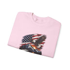 Trust Tomorrow American Eagle Sweatshirt — Patriotic 'Trust Tomorrow' Graphic Crewneck