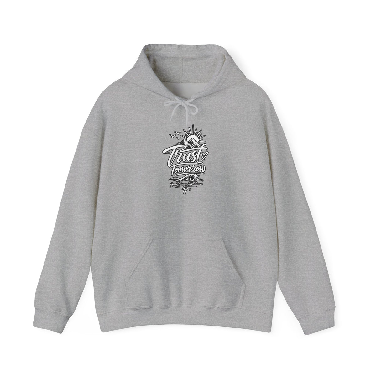 Coastal Sunset Surf Hoodie — 'Endless Summer' Graphic Hooded Sweatshirt