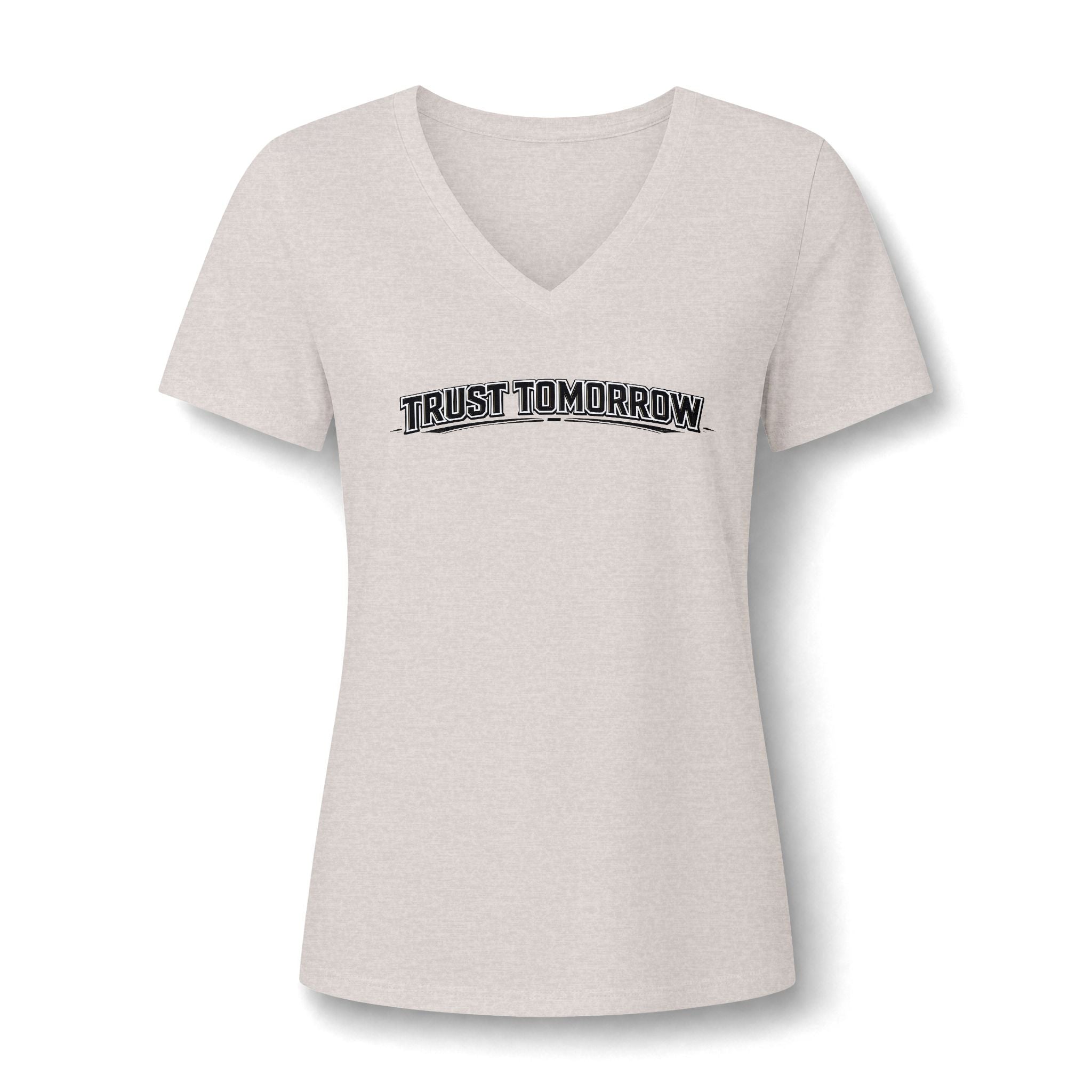 Trust Tomorrow Women's V-Neck Tee