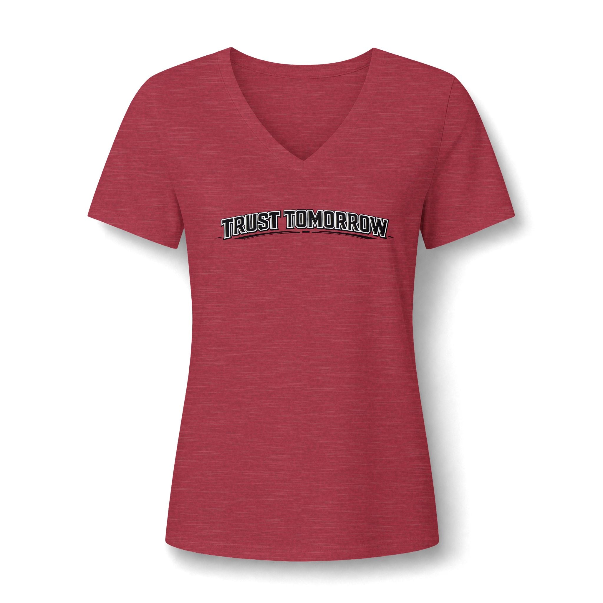 Trust Tomorrow Women's V-Neck Tee