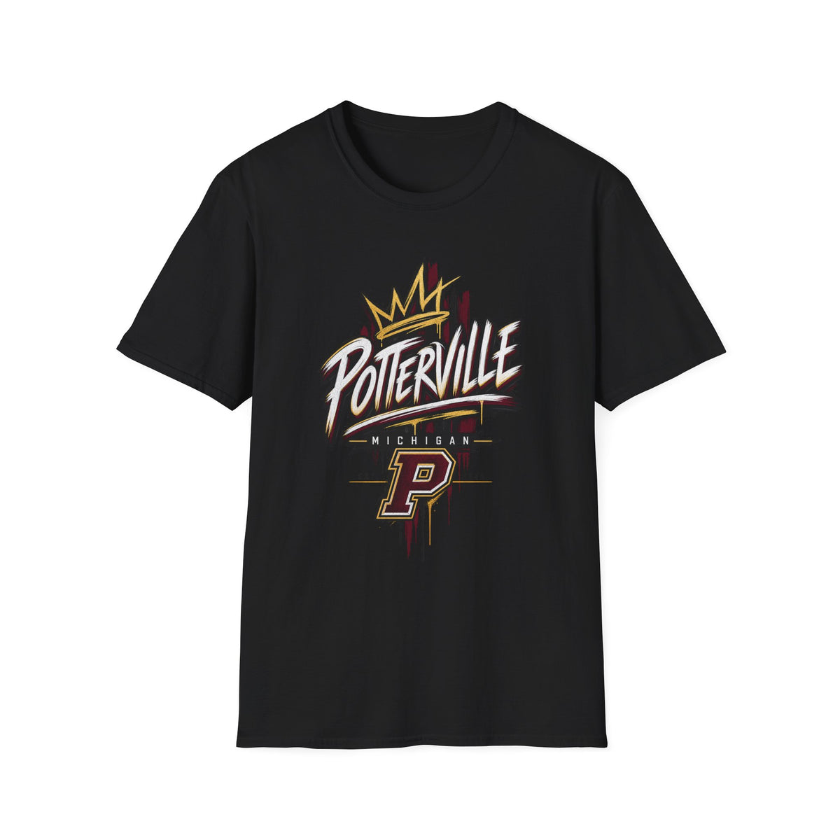 Potterville Crown Logo T-Shirt