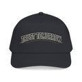 Trust Tomorrow Mid-Profile Baseball Cap — Retro Arch Embroidered Hat