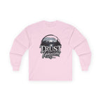 Trust Tomorrow Long Sleeve Tee — Vintage Mountain Graphic