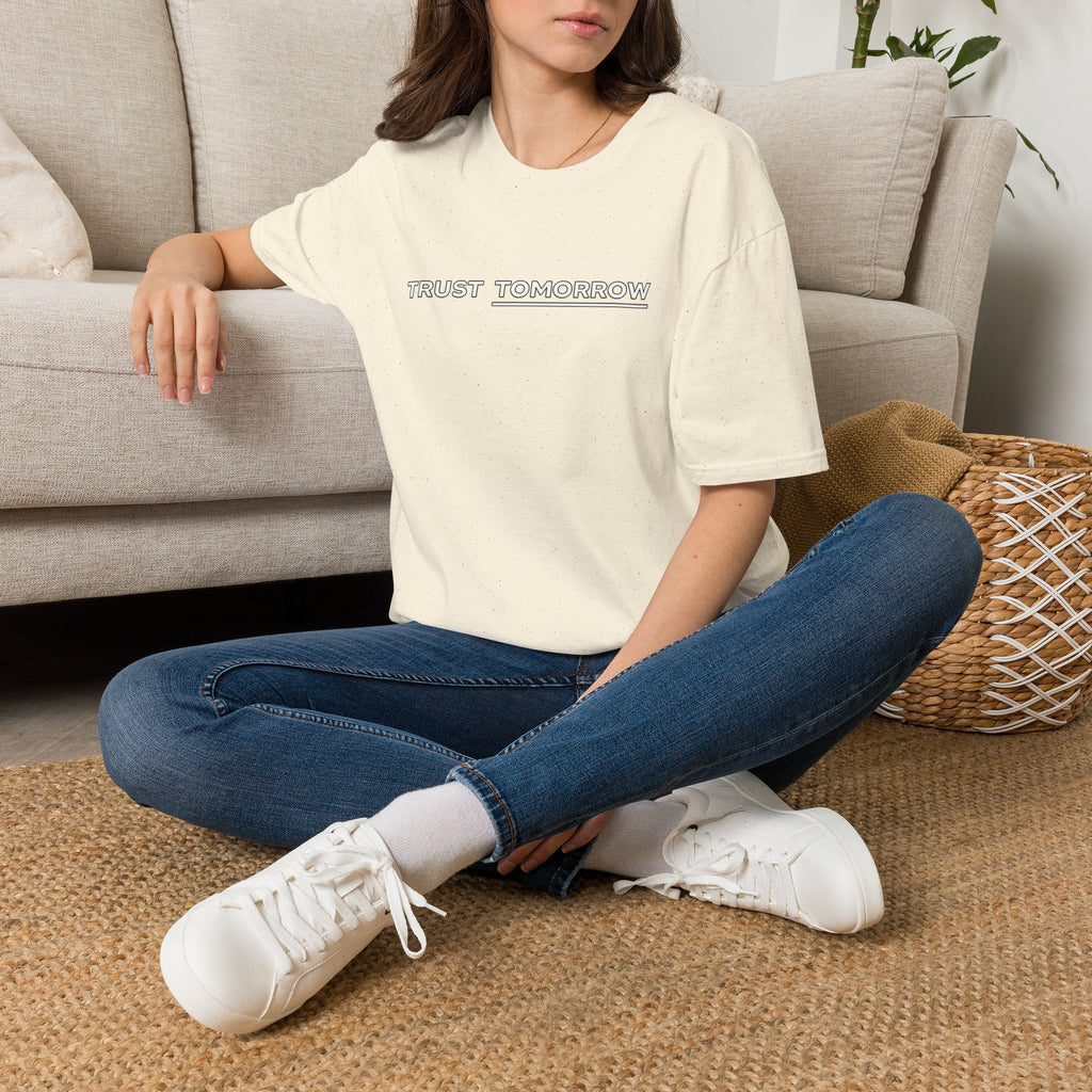 Trust Tomorrow T‑Shirt — Minimal Inspirational Graphic Tee