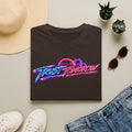 T-Shirt — Retro 'Trust Tomorrow' Neon Sunset Graphic Tee