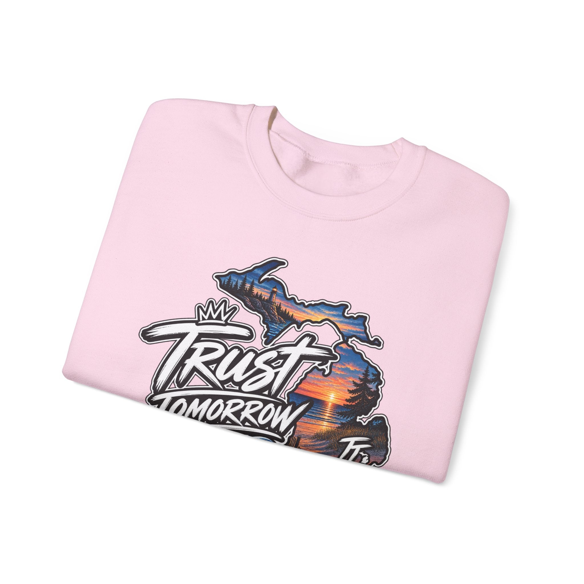 Michigan 'Trust Tomorrow' Graphic Sweatshirt