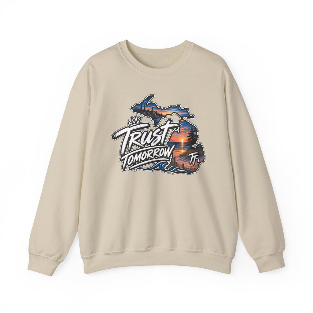 Michigan 'Trust Tomorrow' Graphic Sweatshirt
