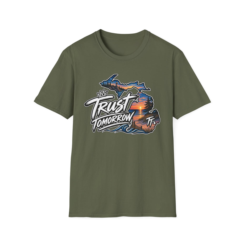 Trust Tomorrow Michigan Sunset T-Shirt