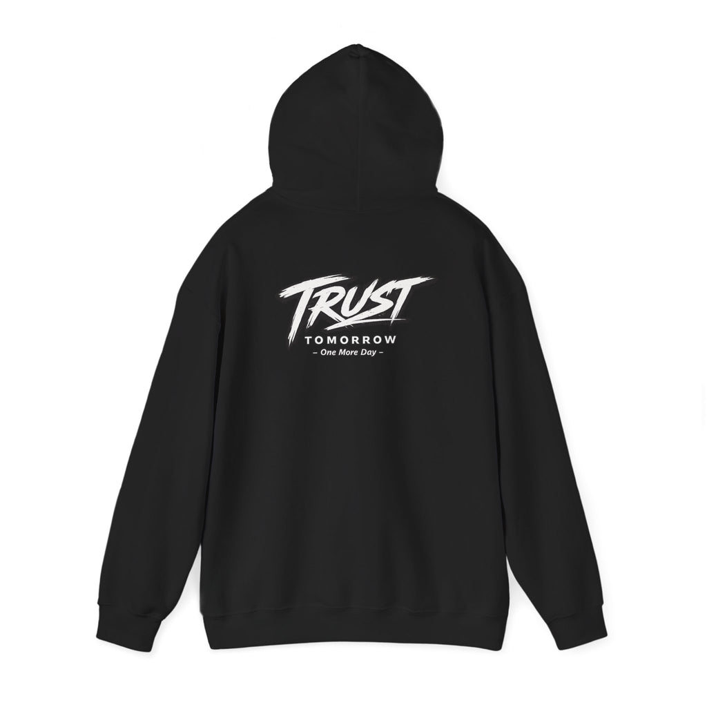 Trust Tomorrow Hoodie — Graphic Pullover