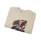 Trust Tomorrow American Eagle Sweatshirt — Patriotic 'Trust Tomorrow' Graphic Crewneck