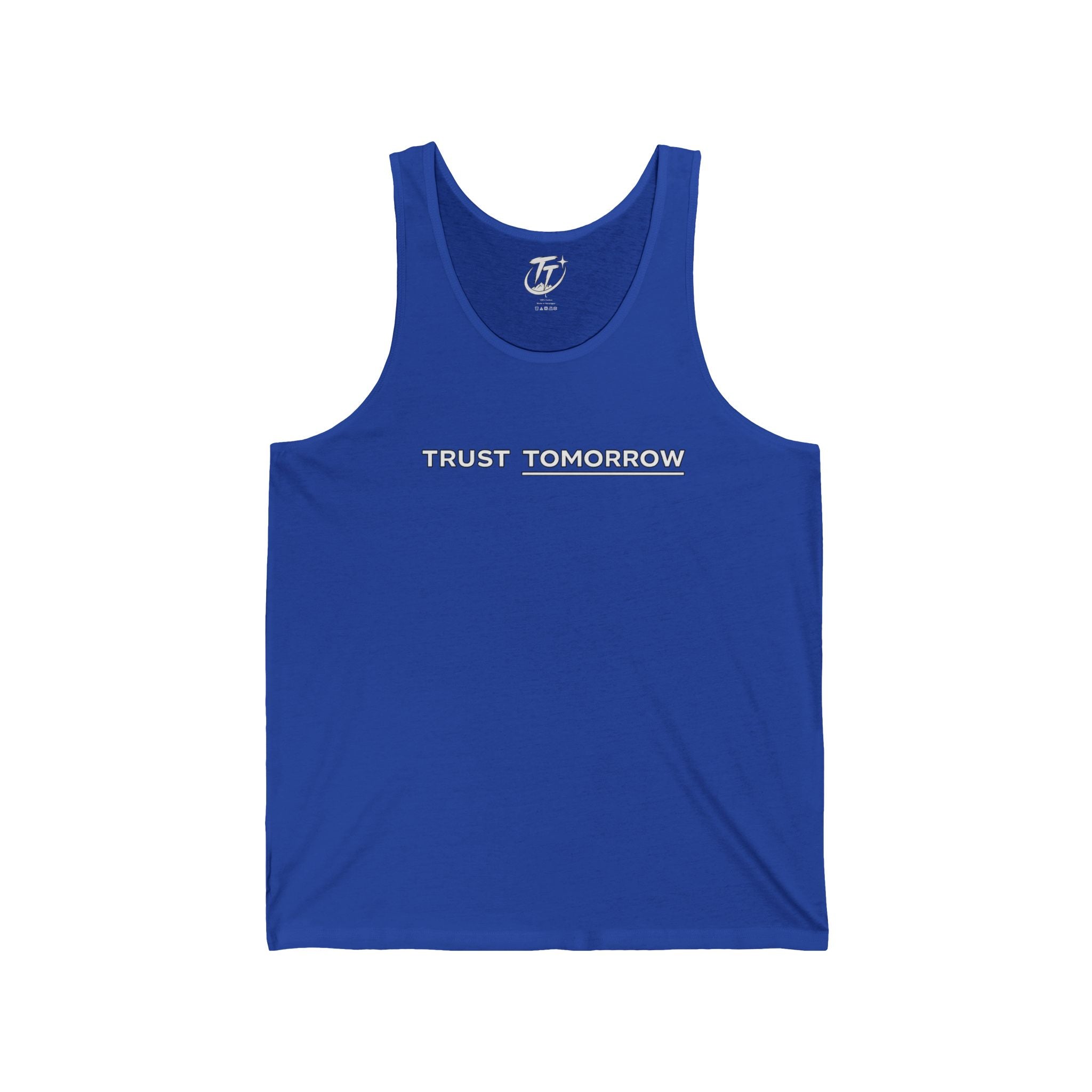 Trust Tomorrow Motivational Tank Top
