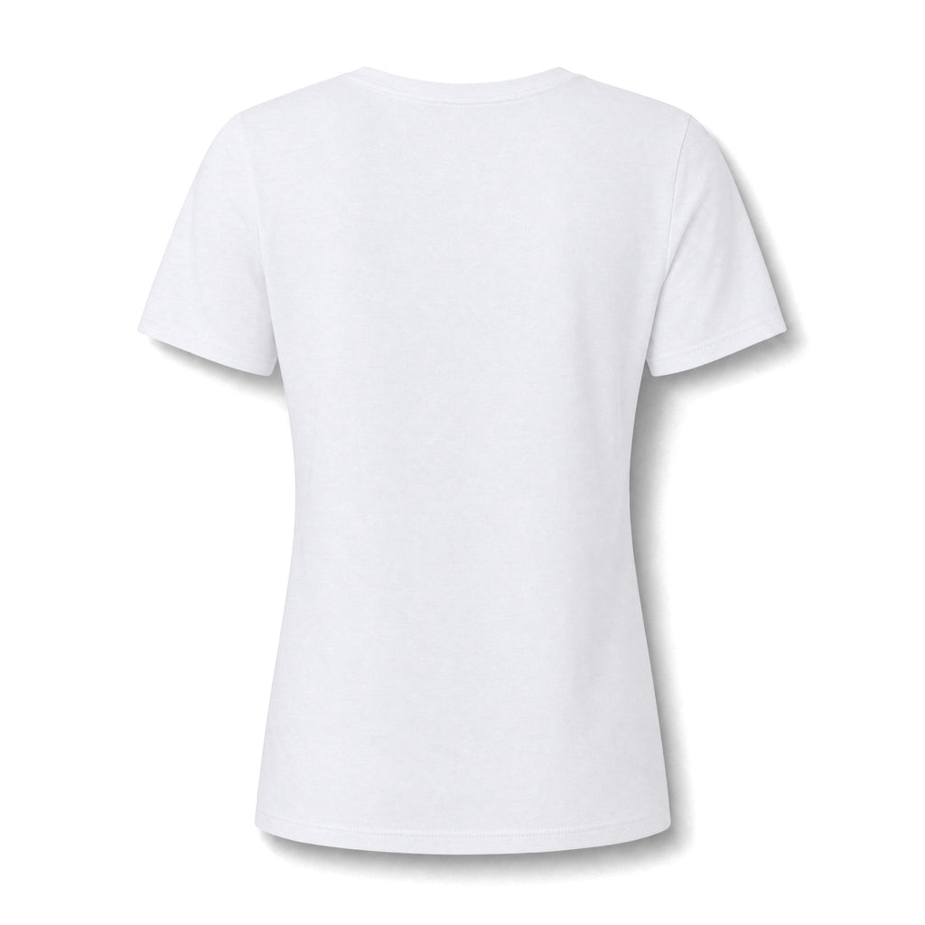 Women's V-Neck Tee — 'Trust Tomorrow' Sunrise Graphic Comfort Shirt