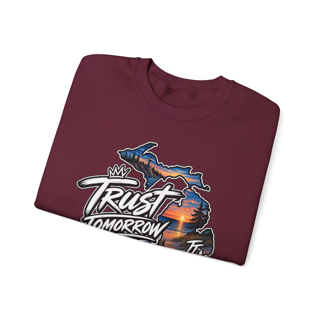 Michigan 'Trust Tomorrow' Graphic Sweatshirt