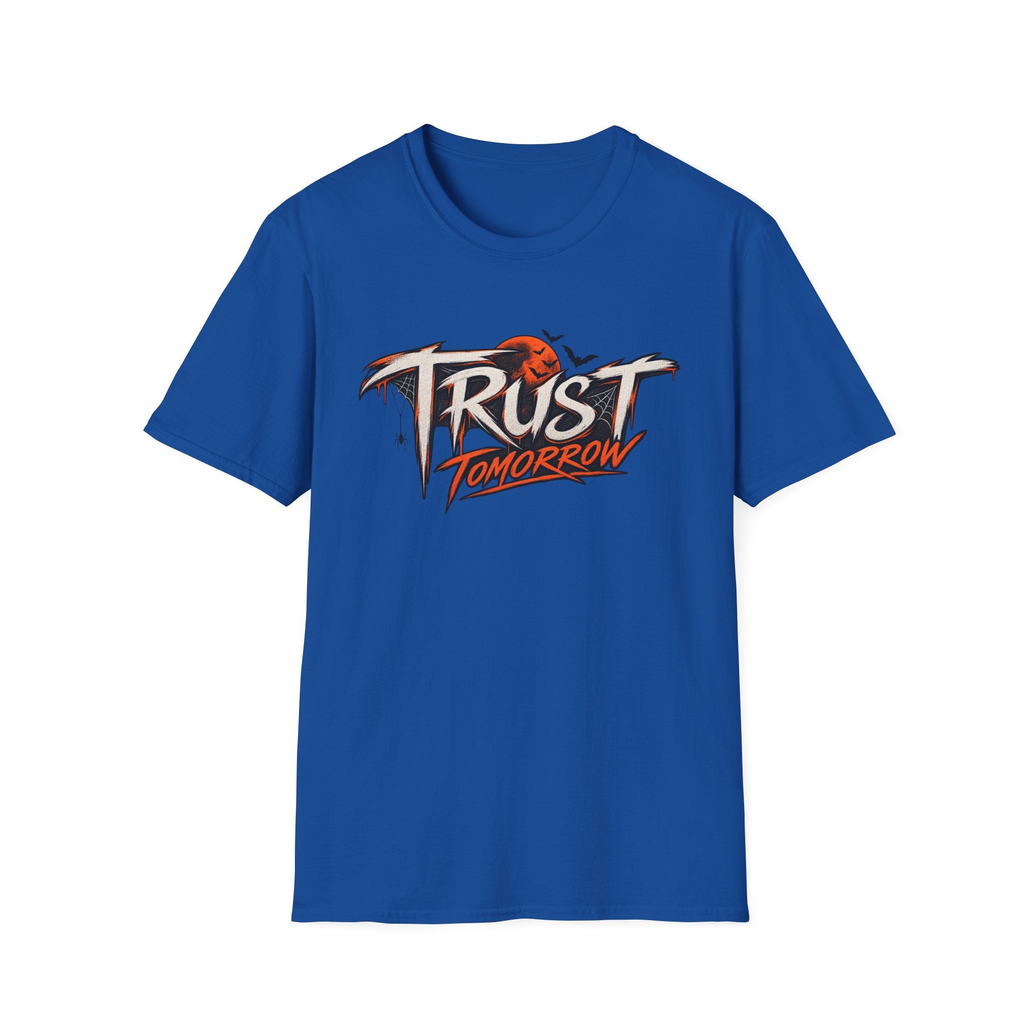 Trust Tomorrow T-Shirt — Inspirational Graphic Tee with Sunrise Design