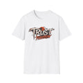 Trust Tomorrow T-Shirt — Inspirational Graphic Tee with Sunrise Design