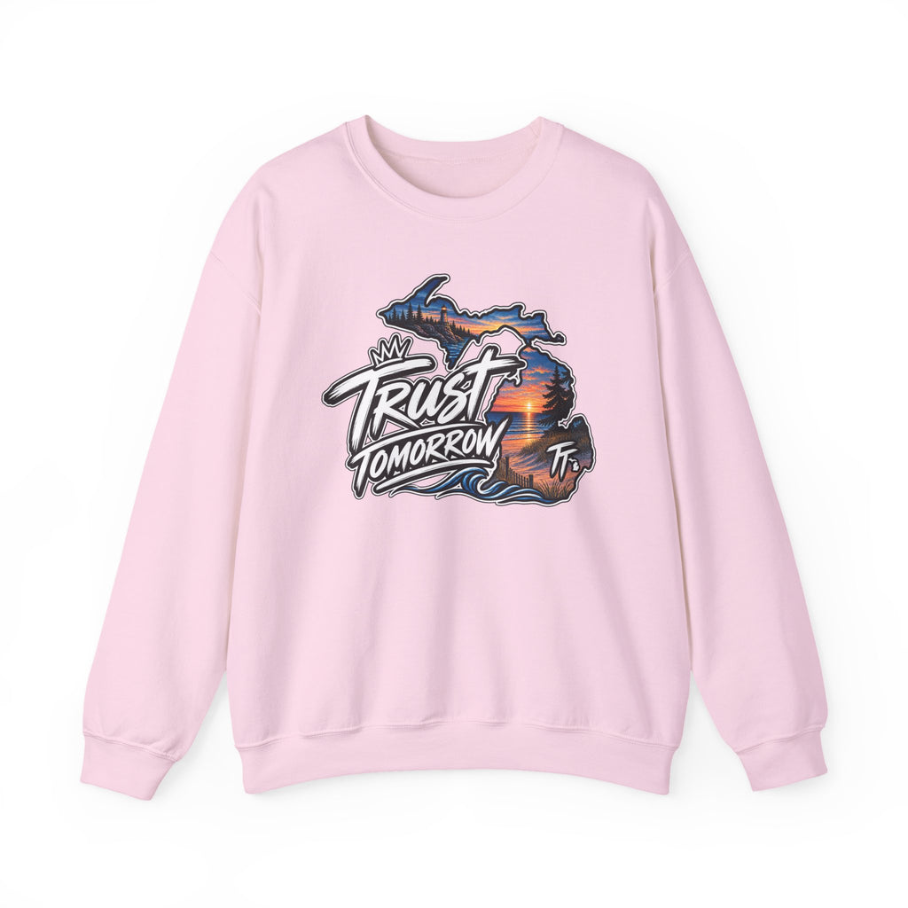 Michigan 'Trust Tomorrow' Graphic Sweatshirt
