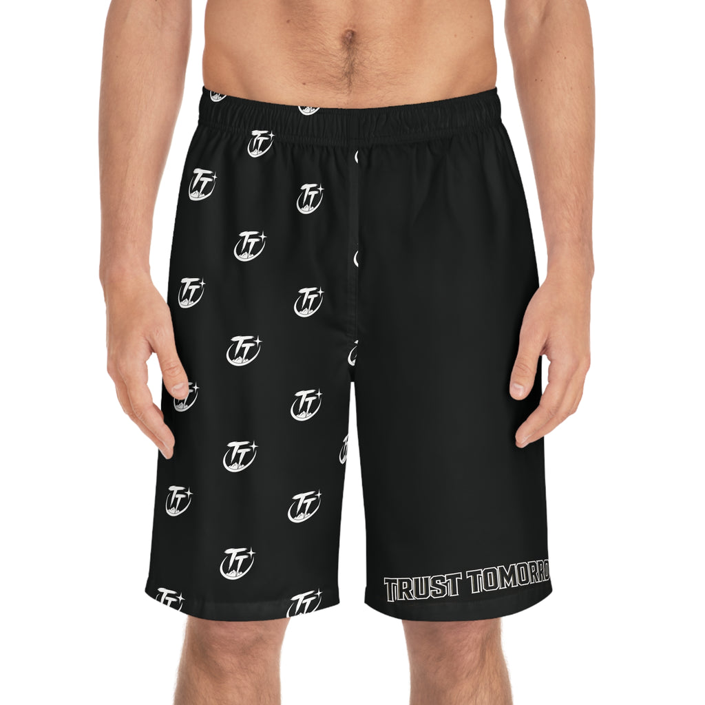 Trust Tomorrow Pattern Board Shorts