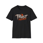 Trust Tomorrow T-Shirt — Inspirational Graphic Tee with Sunrise Design