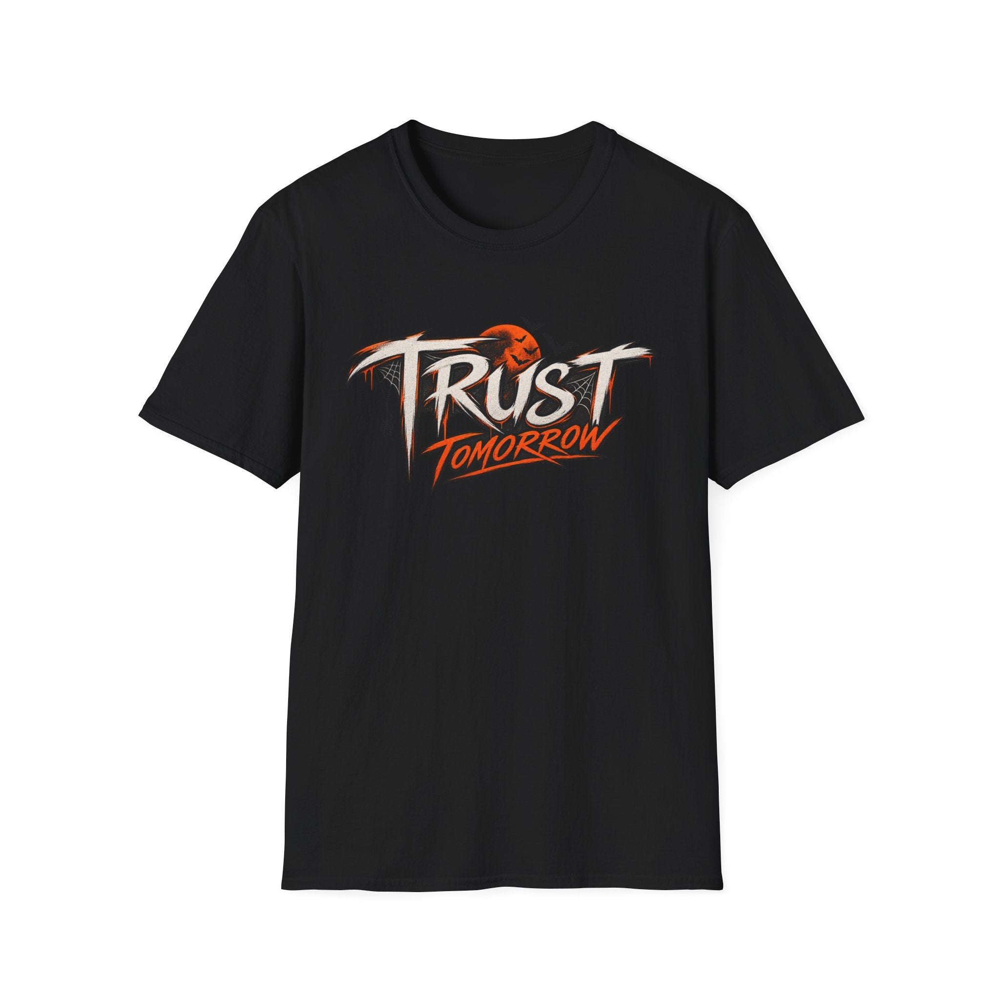 Trust Tomorrow T-Shirt — Inspirational Graphic Tee with Sunrise Design