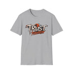 Trust Tomorrow T-Shirt — Inspirational Graphic Tee with Sunrise Design